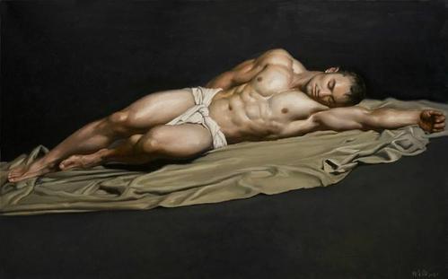 [转载]林金福男人体油画作品