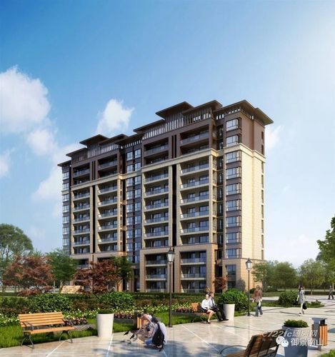 御景南山11层洋房建筑效果图