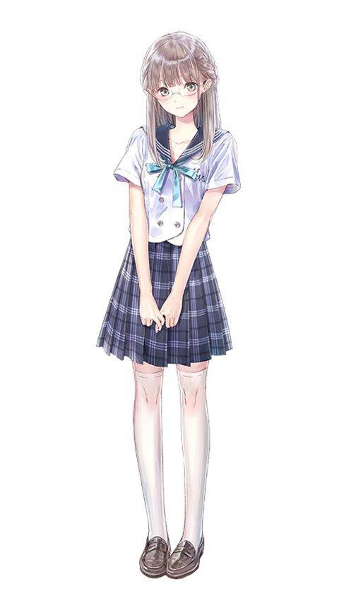 二次元 动漫 校服 美女