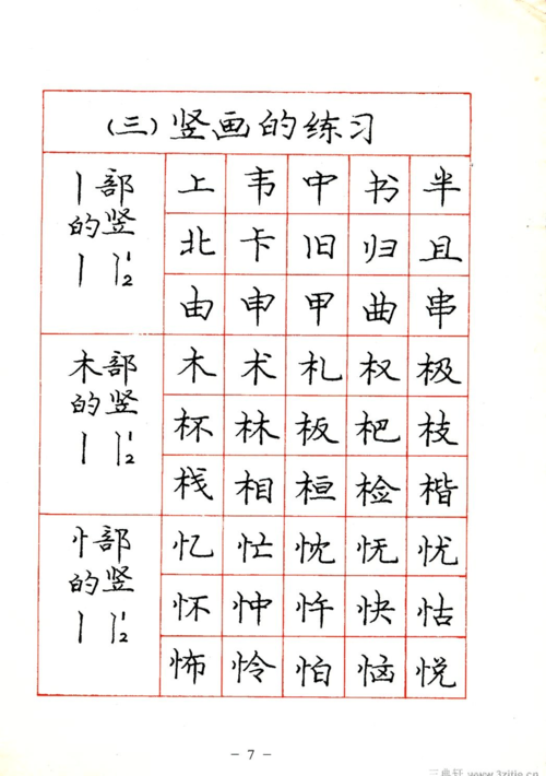 庞中华楷书规范字帖