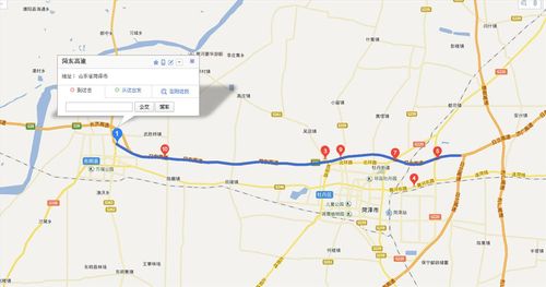 菏东高速程路线图及实时路况(最新地图)