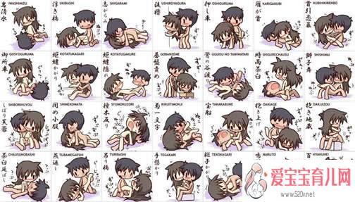 18种最常用的姿势图和谐夫妻生活就靠这些姿势了