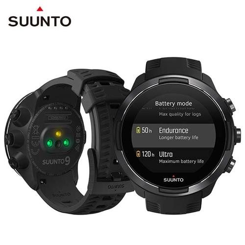 suunto suunto 9 baro 气压式高度多项目运动 gps 腕表 经典黑