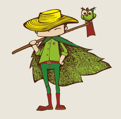 扛着锄头卡通头像