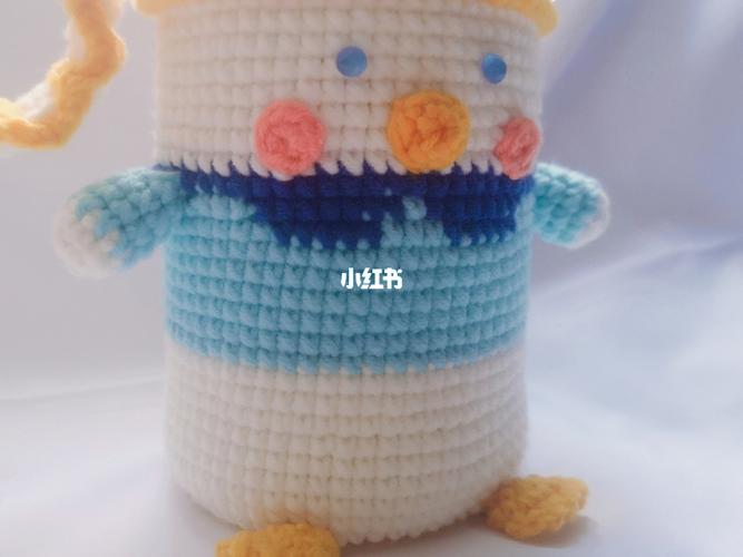 郊游鸭钩针杯套 ‖ 图解分享_钩针_郊游_杯子_钩针图解_兴趣爱好_手工