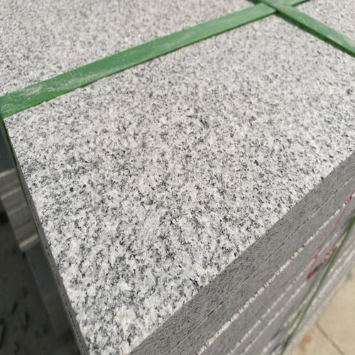 花岗岩石材芝麻白芝麻灰火烧板光面荔枝面广场路沿石平石侧石地砖