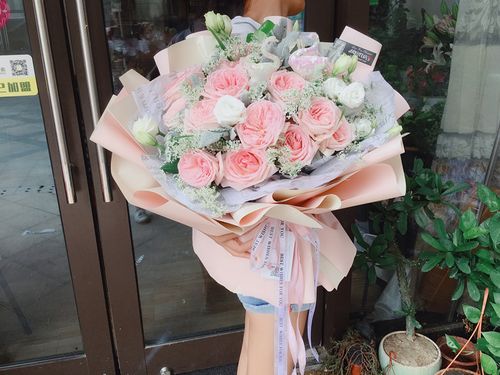 11支19支荔枝玫瑰混搭高档花束520情人节柳州鲜花同城速递告白花