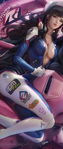 2k手机竖屏分辨率1644x3840守望先锋dva角色28壁纸