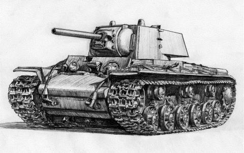 kv-1,数字,苏联,重型坦克,坦克