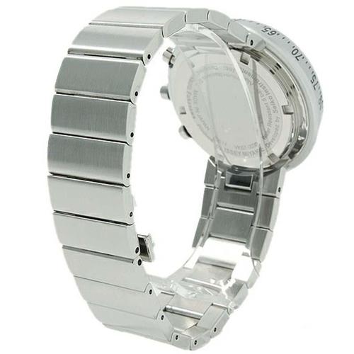 issey miyake trapezoid silver stainless steel watch silaz002