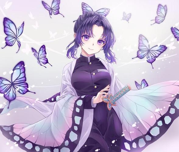 鬼灭之刃:虫柱蝴蝶忍插画欣赏