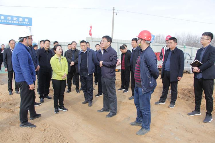 临颍县县委书记陈红阳,县长赵丹调研城建重点项目建设