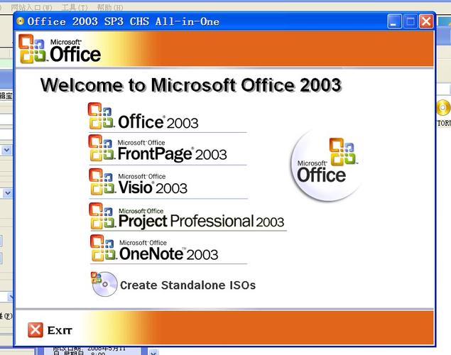 microsoft office 2003\office\frontpage\visio\project\onenote