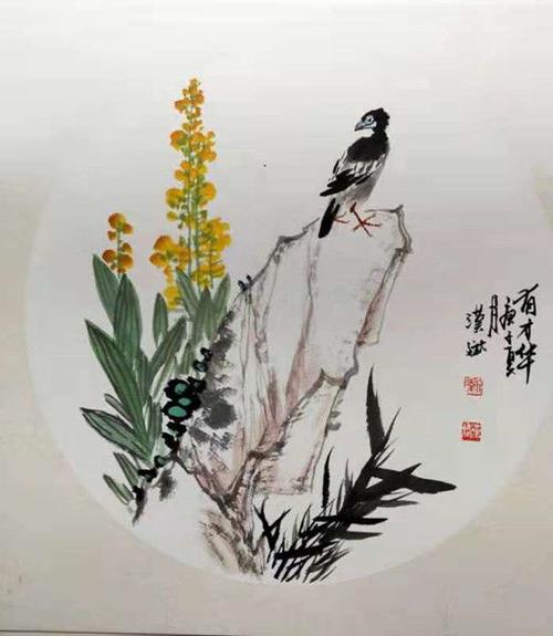 著名写意花鸟画家刘汉斌作品欣赏及润格|书画|中国画