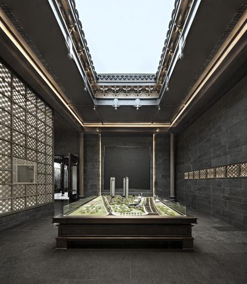 深圳盘石设计南宁建发央著营销中心800㎡闲庭深院极致东方重现百年古