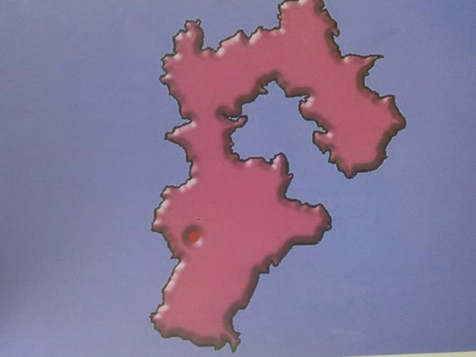 河北――想老爷爷的拐杖,河的北边慢慢走来一个拄着拐杖的老人.