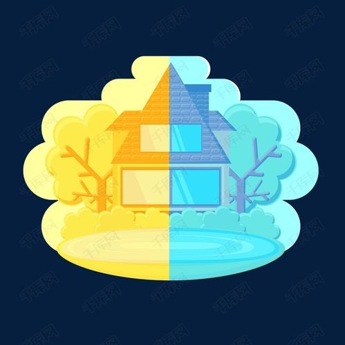 冷热的天气矢量素材