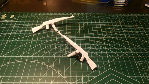 【吃鸡利器】ak47折纸作品