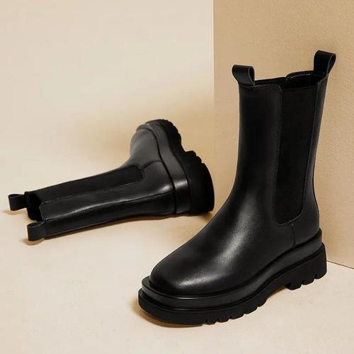 百搭帅气的烟筒靴,现在穿正时髦