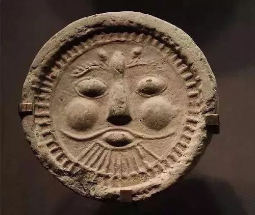 宋代兽面纹瓦当 ▲明清