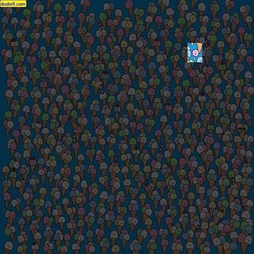 抖音超火的8张眼力测试图,看完我都快瞎了!