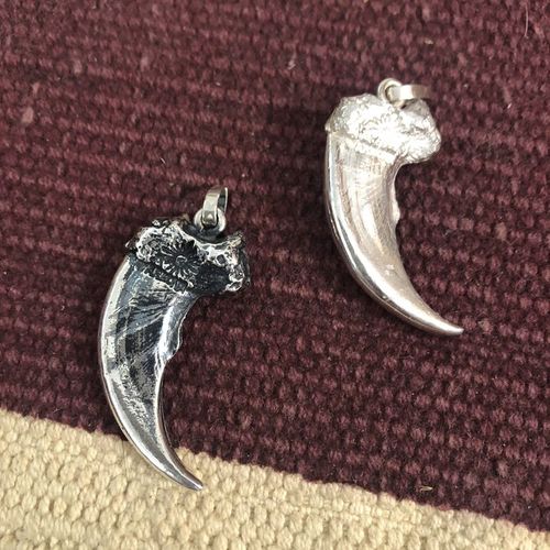 日本正品arizonafreedom银配松石熊爪大小项链吊坠项坠