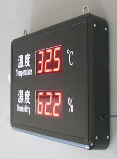 工业用温湿度显示屏,选用国际著名厂商的温湿度传感器,高精度显示