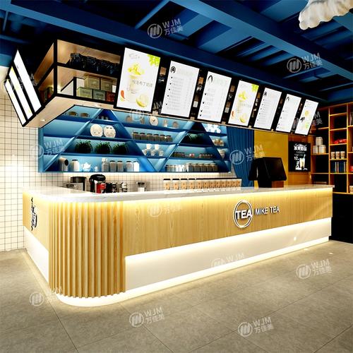 吧台柜台收银台水吧台商用餐馆服装店奶茶店教育机构接待烤漆前台