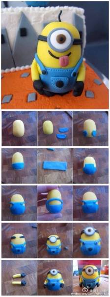 小黄人#粘土教程