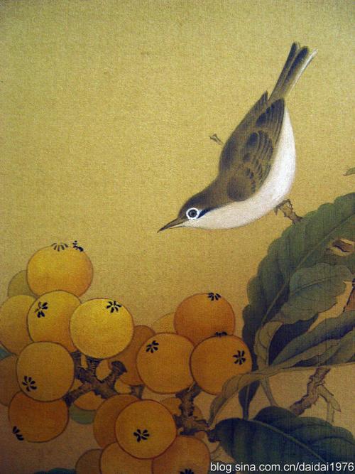 [转载]临宋画《枇杷绣眼图》