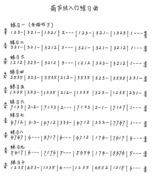 【葫芦丝教学】乔志忱:葫芦丝转调指法练习曲(附曲谱)
