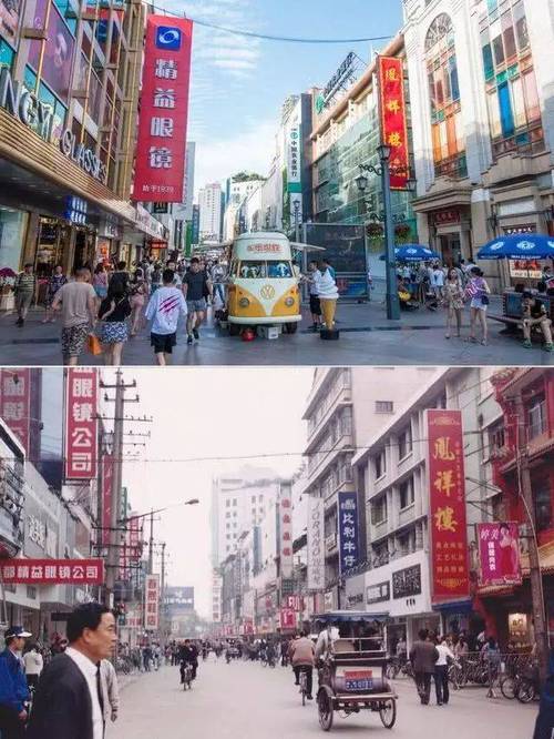 「成都老照片」成都90年代新旧照片对比,满满的都是回忆!