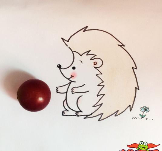 刺猬怎么画简笔画简笔画刺猬的画法步骤