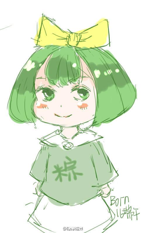 粽子拟人化简笔画