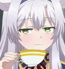 表情包 喝茶 喝东西 希丝缇娜