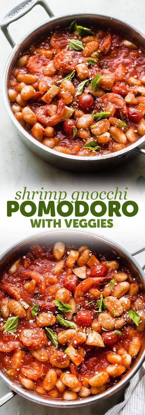 shrimp gnocchi in pomodoro sauce recipe | little spice jar