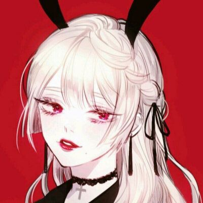 动漫女头 女生头像 黑暗 洛丽塔