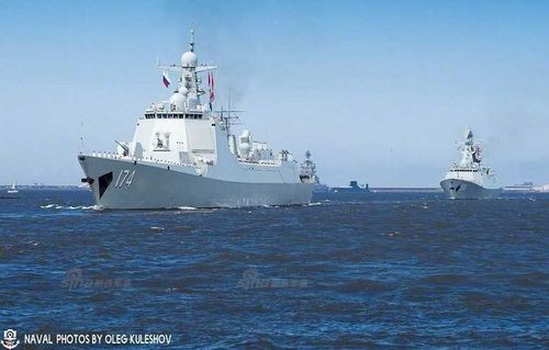 中国海军174编队在北大西洋 过气网红依然很漂亮 : 中国海军174舰艇