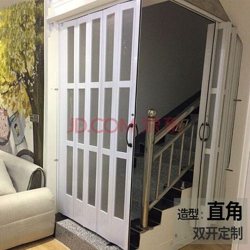 铝合金折叠门隔断开放式厨房阳台卫生间厕所客厅镁隐形伸缩推拉门