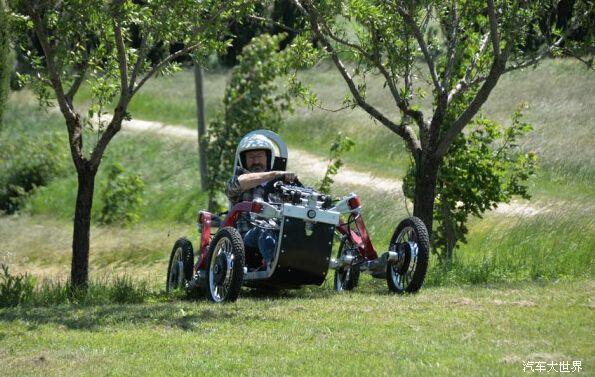 世界上第一辆"蜘蛛车"可行驶于任何地形