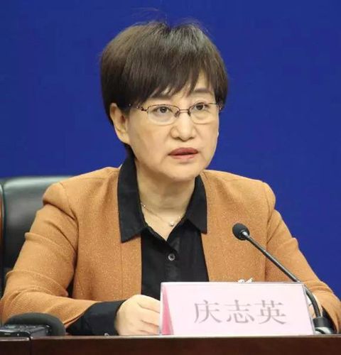 三门峡市人民政府副市长庆志英作新闻发布