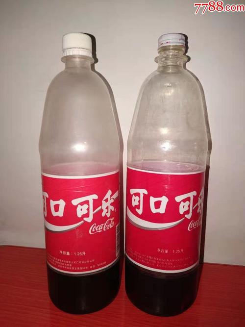 90年代可口可乐瓶标老瓶两版原盖经典老文字