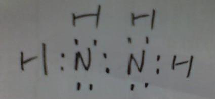n2h4的电子式怎么写