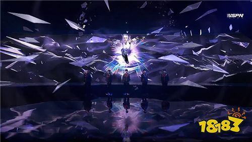 本次kpl总决赛开幕式采取ar特效和实景灯光结合模式,现场华丽灯光秀