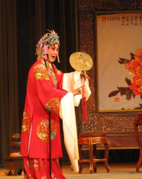今天去到艺海剧院去看了上海淮剧团演出的《吴汉三杀》