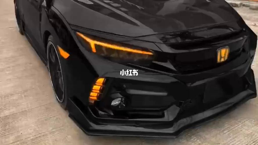 【改装鉴赏】十代思域tr黑武士_思域_汽车_汽车改装分享_汽车_汽车