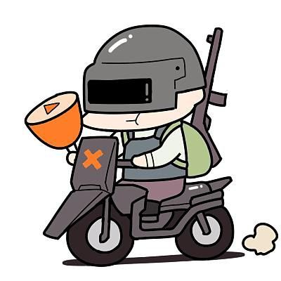 q版绝地求生简笔画