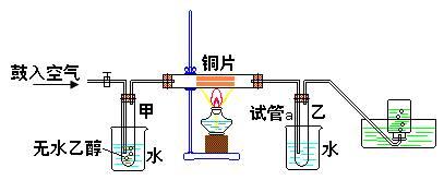 某实验小组用下列装置进行乙醇催化氧化的实验.