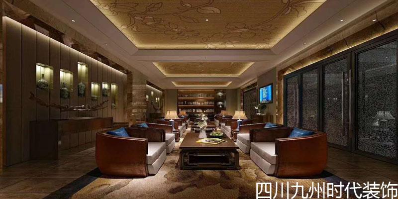 动物园1100平方中式会所装修效果图-成都酒店_宾馆