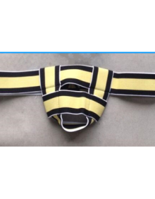 男士提睾带阴囊托男士吊环内裤t提型带塑型带 黄色 s